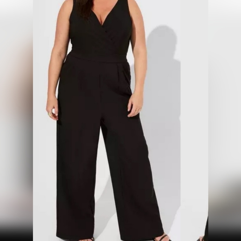 Torrid Studio Crepe Jumpsuit 22 3x